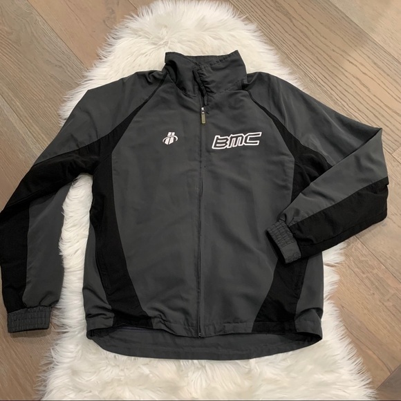 π₯ BMC Hincapie Menβs Cycling Jacket Sz M Gray Black - Picture 1 of 11